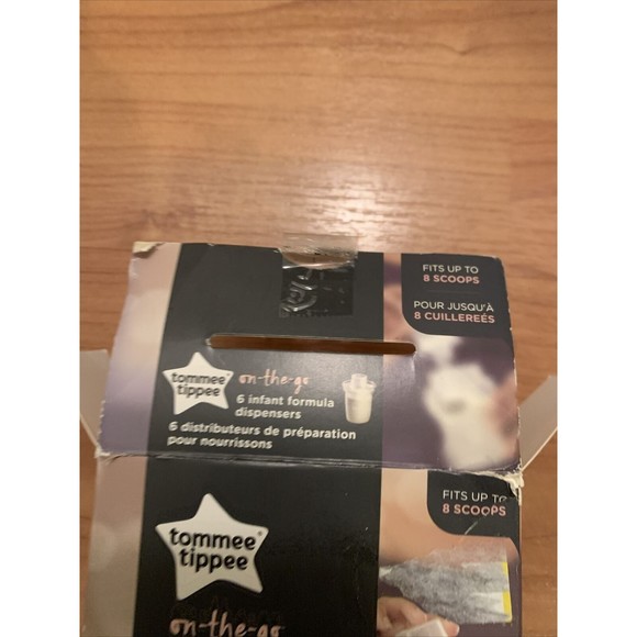6 Pc Tommee Tippee Infant Baby On The Go Dispensers BPA Free - Picture 3 of 12